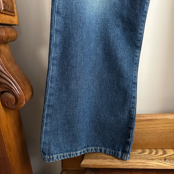 There Was One. • Wide Leg Denim in Medium Blue - Picture 4 of 10